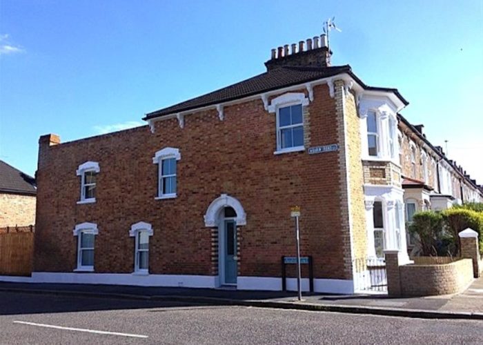 Front Of Building With Cleaned Brickwork